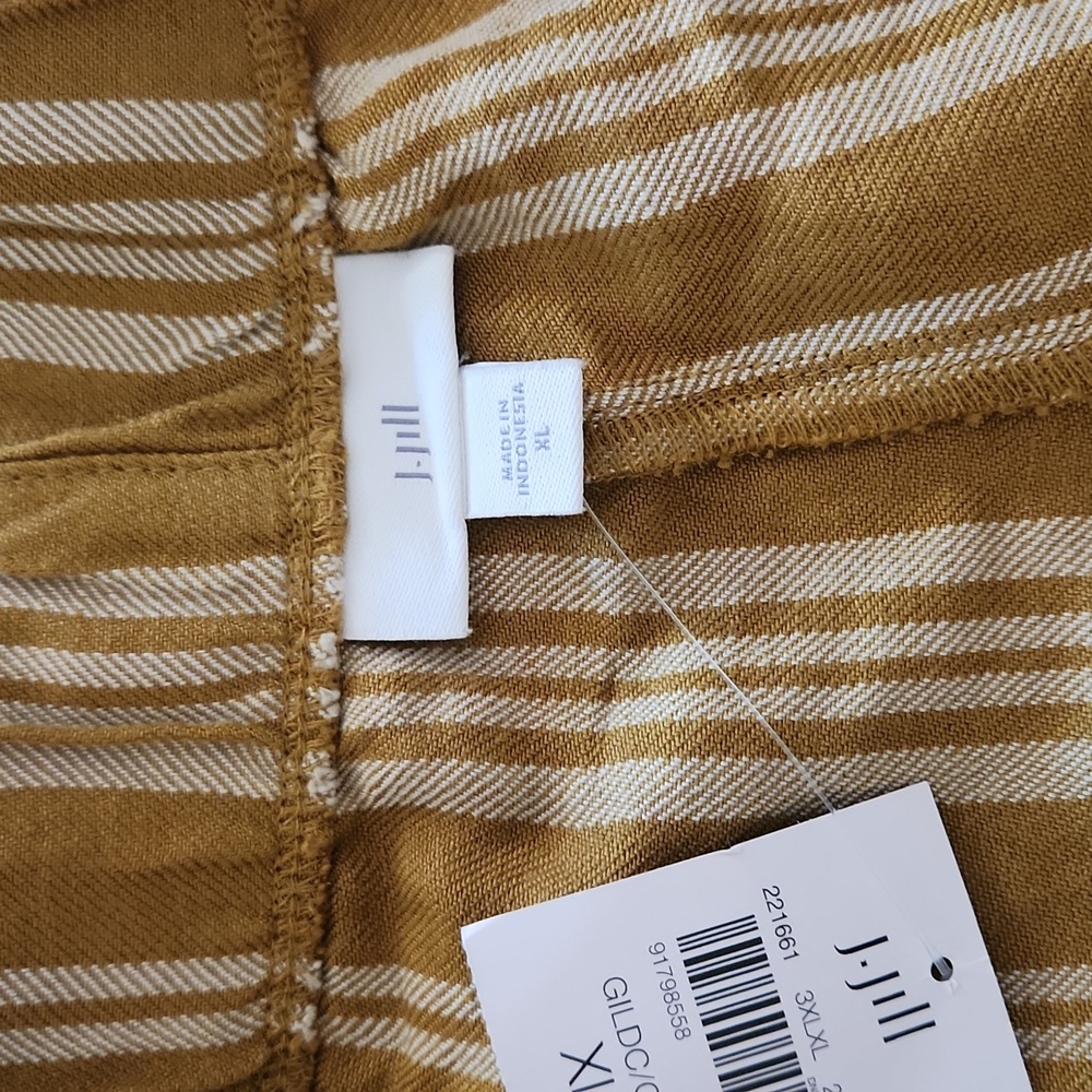 J. Jill Striped Shorts Size XL - Picture 5 of 5